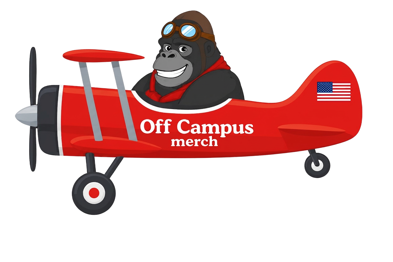 Off Campus merch plane