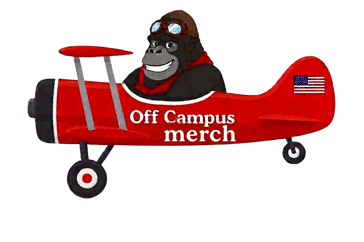 OFF CAMPUS MERCH plane